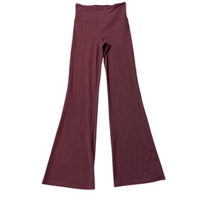 ATHLETA Elation Flare Legging Pant. Dusty rose size xs wide leg high rise